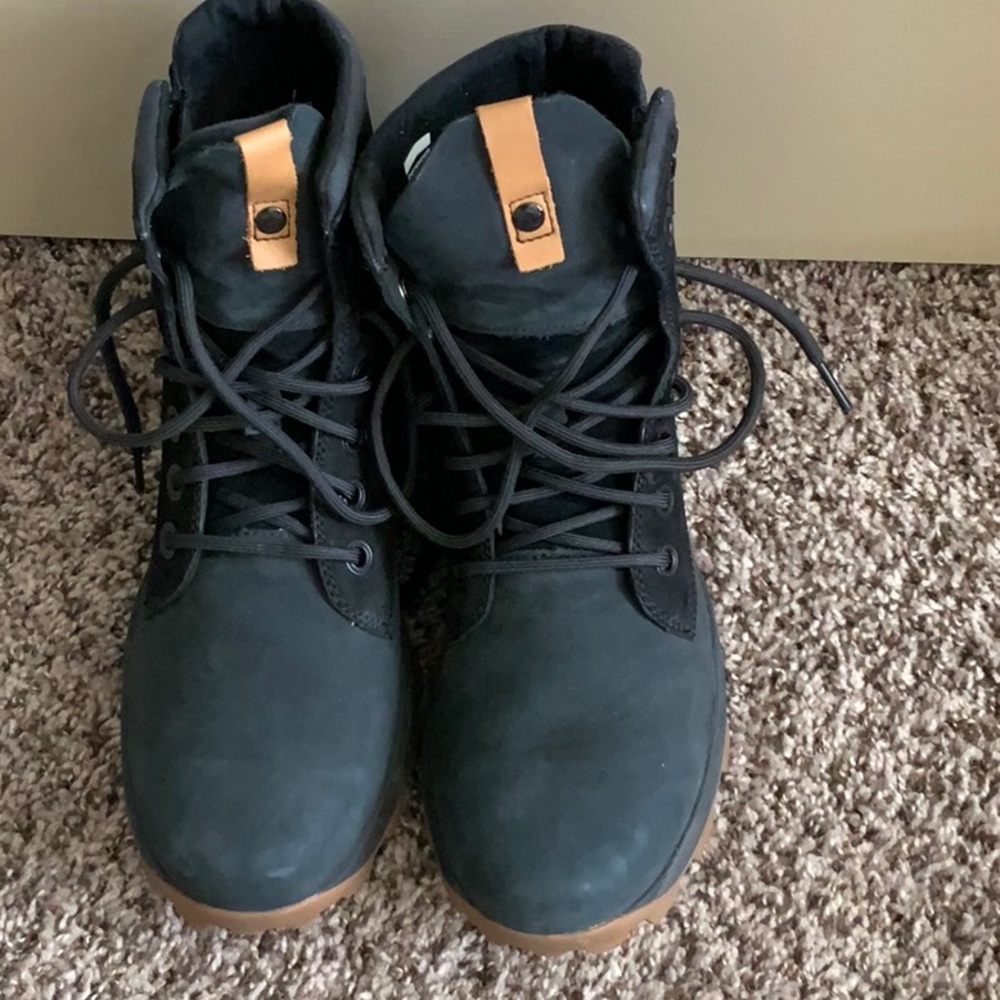 Timberland Black Side Zip Boots